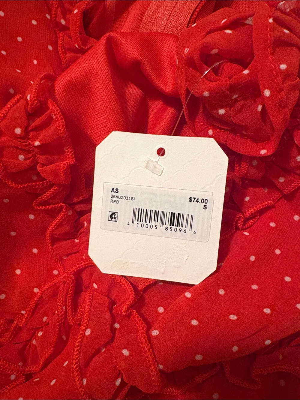 Altar'd State Red Polka Dot Ruffle Romper - Picture 4 of 4